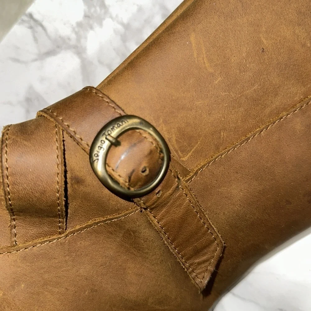 Sergio Tomani leather boots size 41